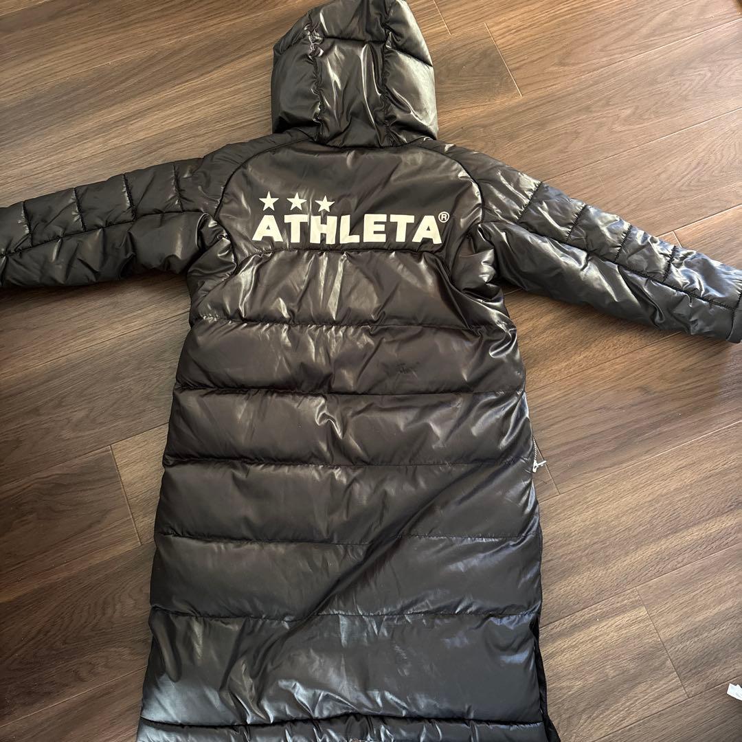 ATHLETA ジュニア １３０ ブラック ベンチコート