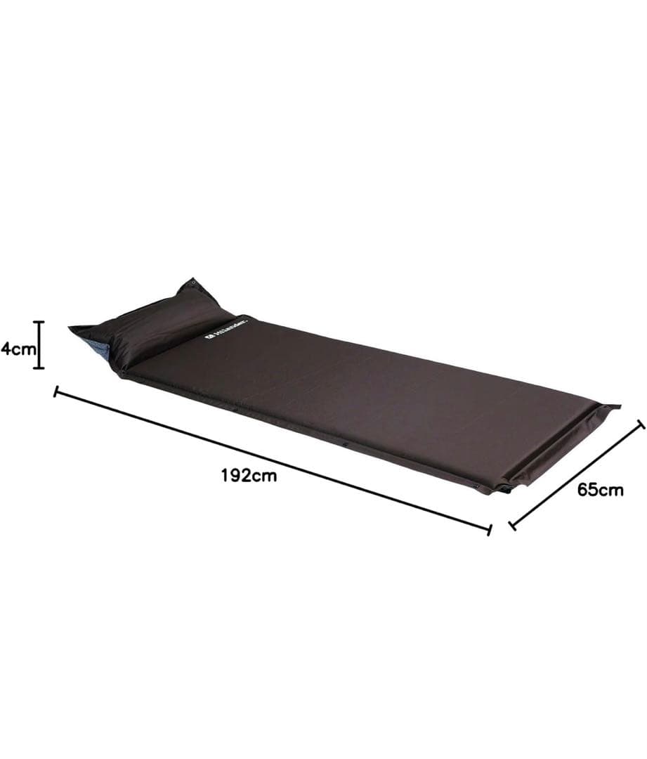 Hilander インフレータブルマット(枕付きタイプ) 4cm シングル2個