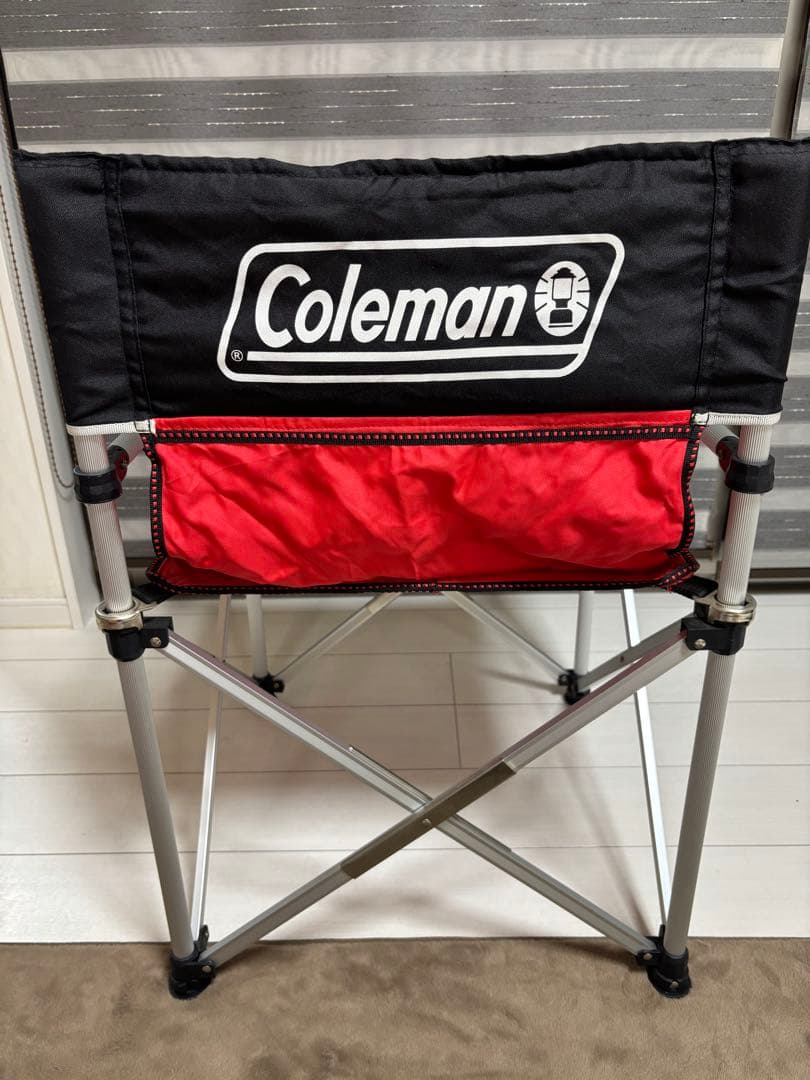 Coleman スリムキャプテンチェア　赤黒②