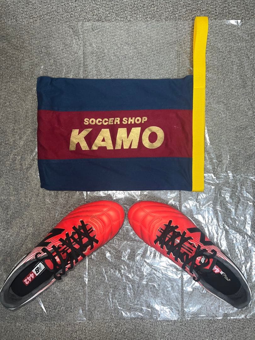 New Balance 442 サッカースパイク 27cm 赤FG