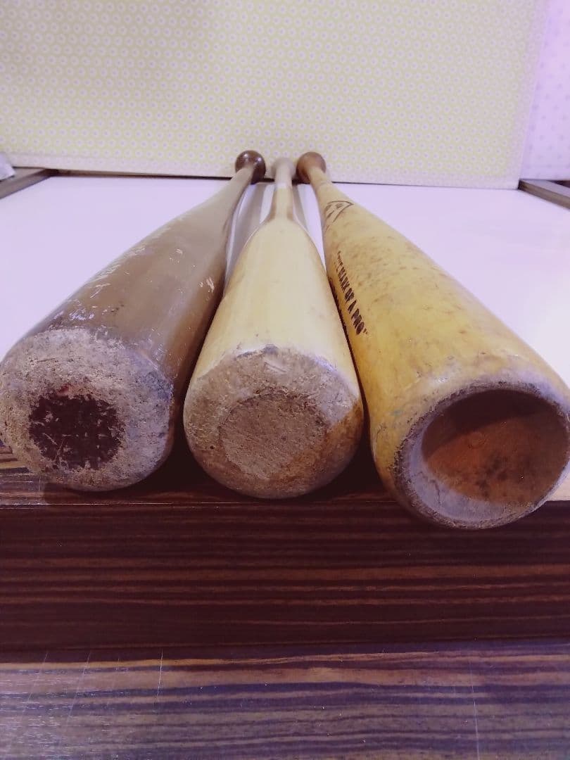 木製野球バット 3本セット Rawlings帆か