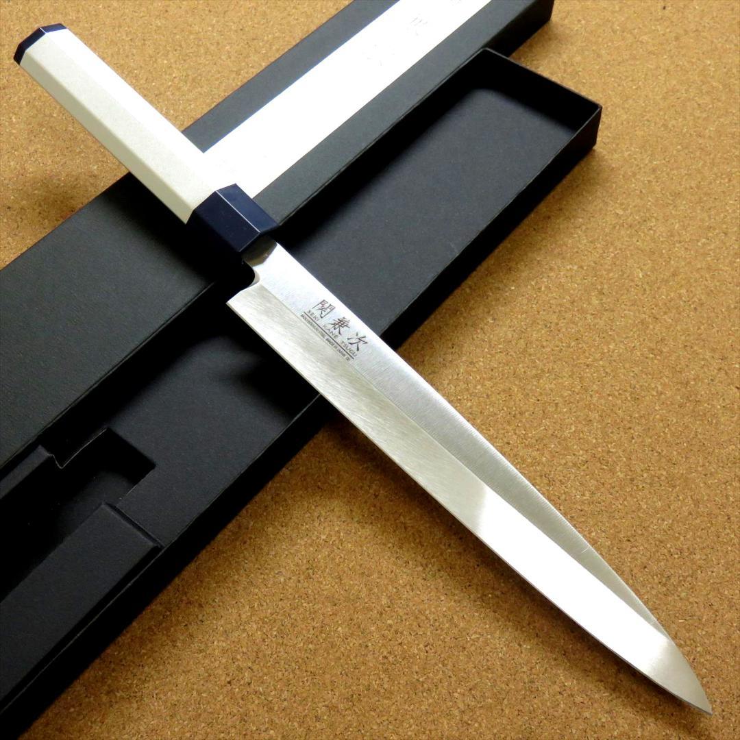 関の刃物 刺身包丁 210mm モリブデン アルミ和包丁 右利 片刃 柳刃包丁