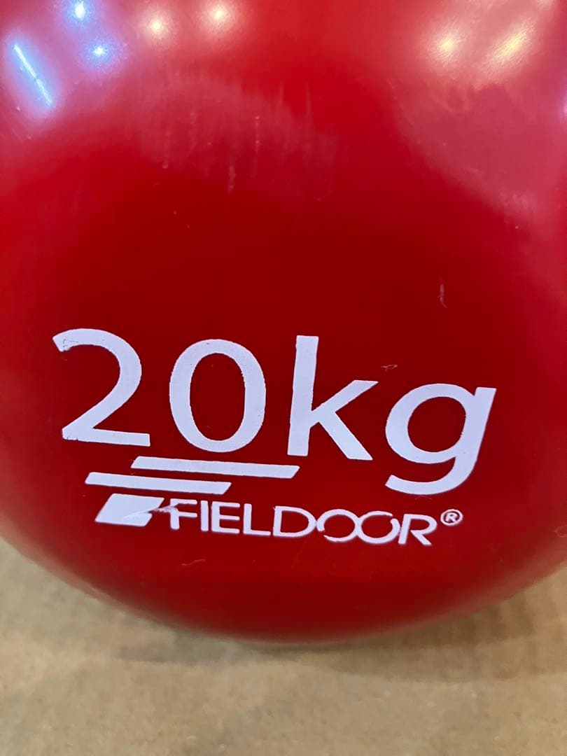 FIELDDOOR フィールドア　20kg ケトルベル　トレーニング　宅トレ　赤