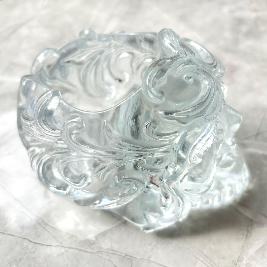 レジン　骸骨の小物入れ　透明