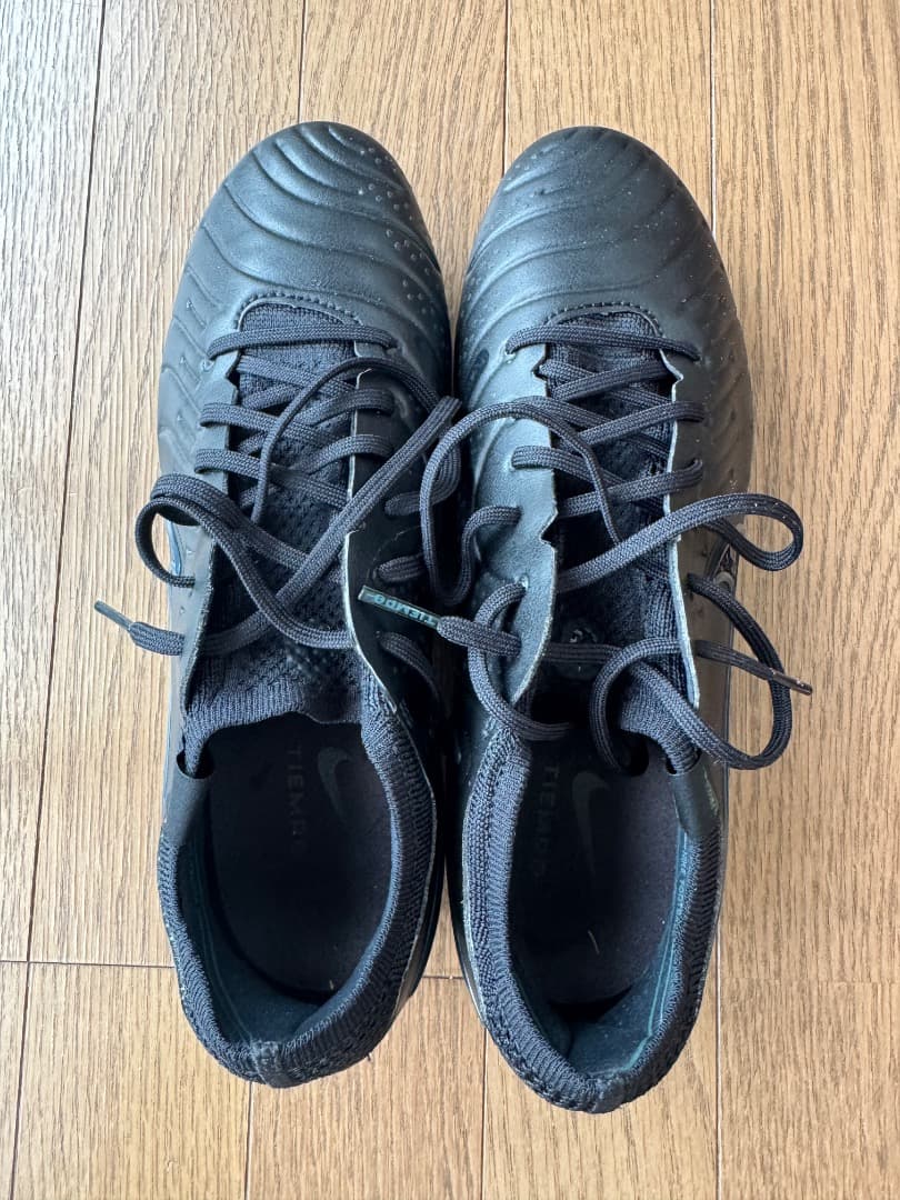 NIKE/ティエンポ 26cm 黒 サッカースパイク <新品未使用>