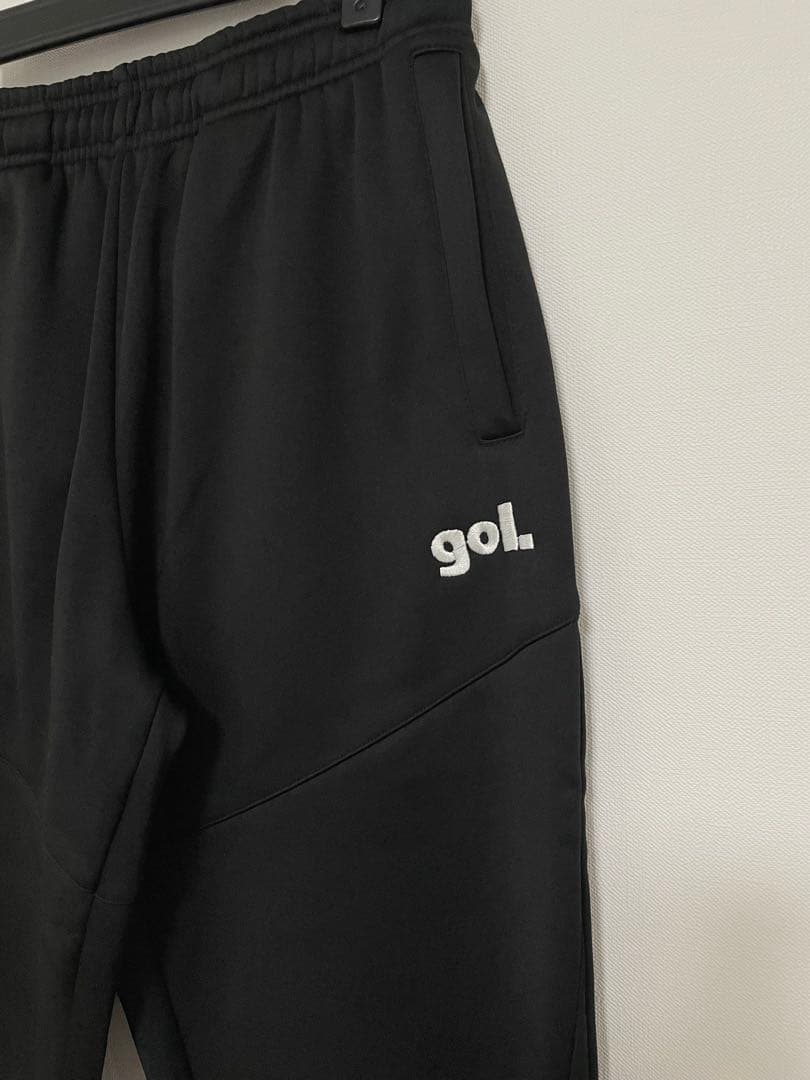 ゴル gol. ボンディングスリムパンツ 裏フリース