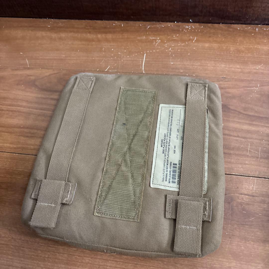 米軍　実物　IMTV SIDE PLATE POCKET ソフトアーマー入り　②
