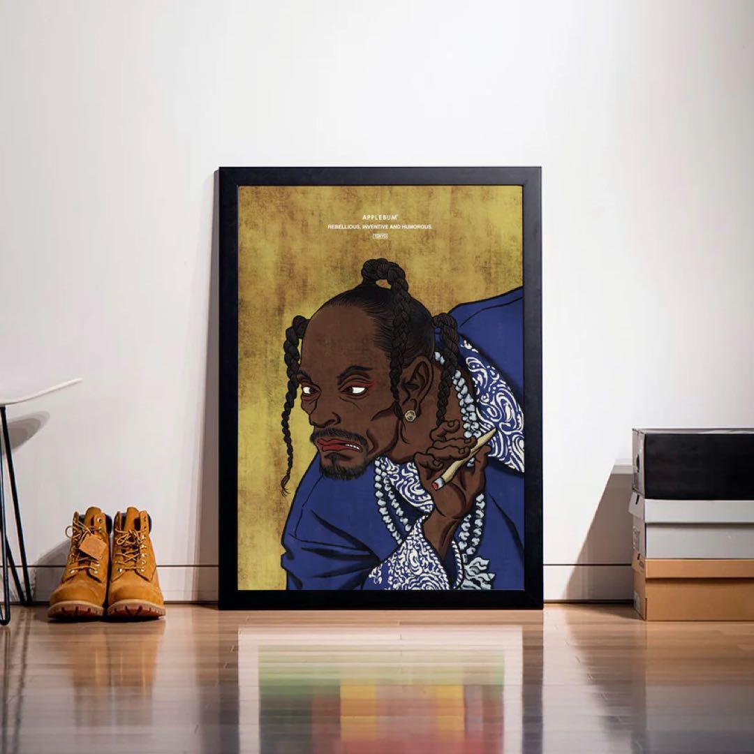 新品 APPLEBUM Snoop Dogg 浮世絵ポスター A1 HIPHOP