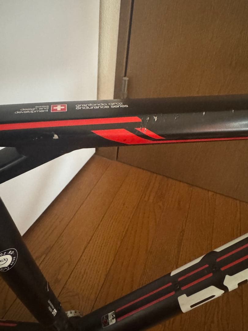 BMC GF02 ロードバイクフレーム 54cm ブラック/レッド