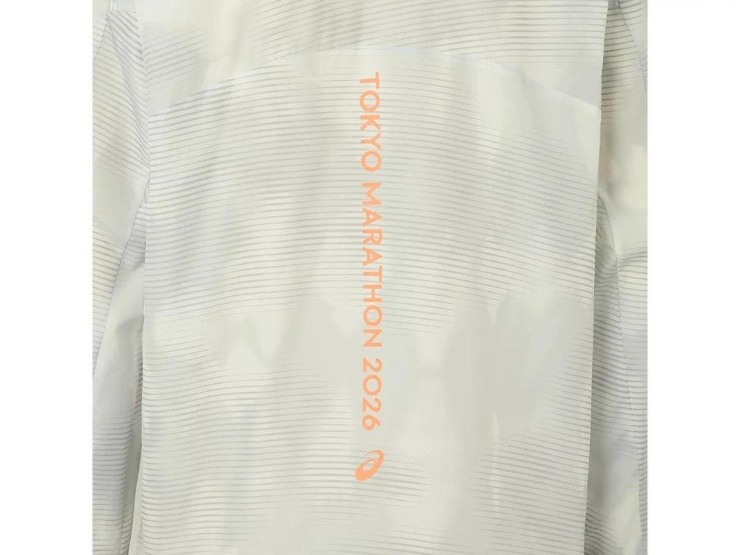 ASICS 東京マラソン2026RUN TOKYOウィンドブレーカーホワイトXL
