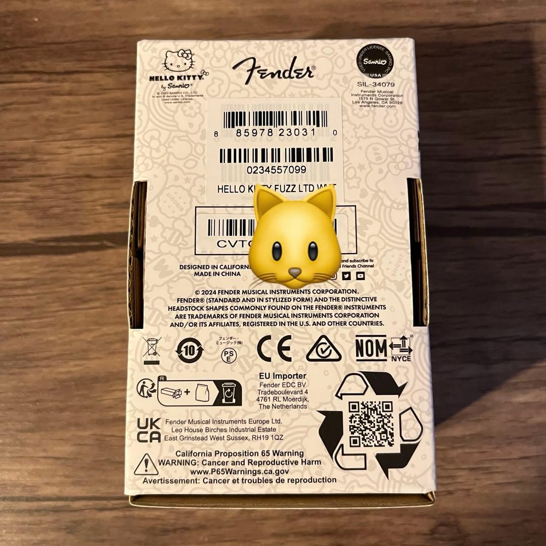 Fender Kitty Fuzz キティ ファズ エフェクター 白 限定品