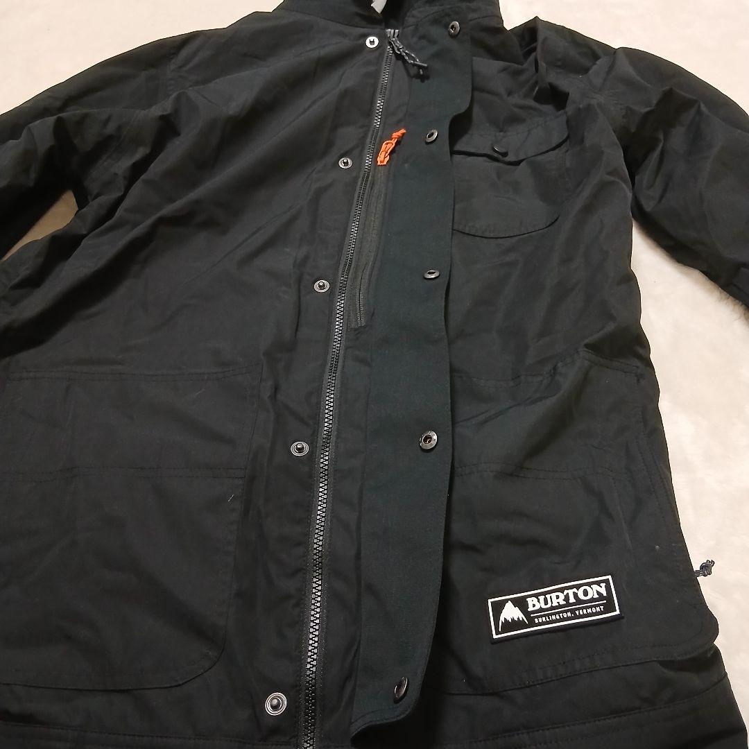 【極美品】BURTON サーモライト フードライナースノボジャケット ラバーロゴ