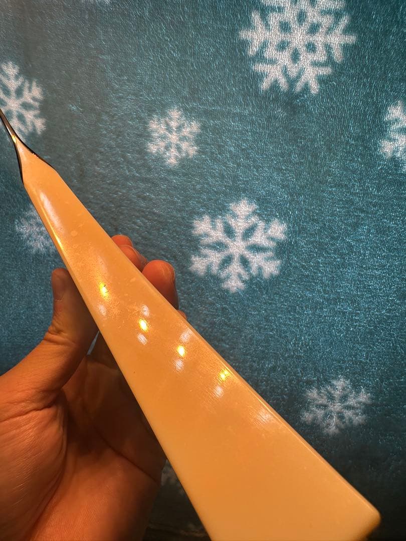 最終値下げ【ほぼ新品・最高級】地歌三味線鼈甲撥　上質本鼈甲　一枚甲手造り品