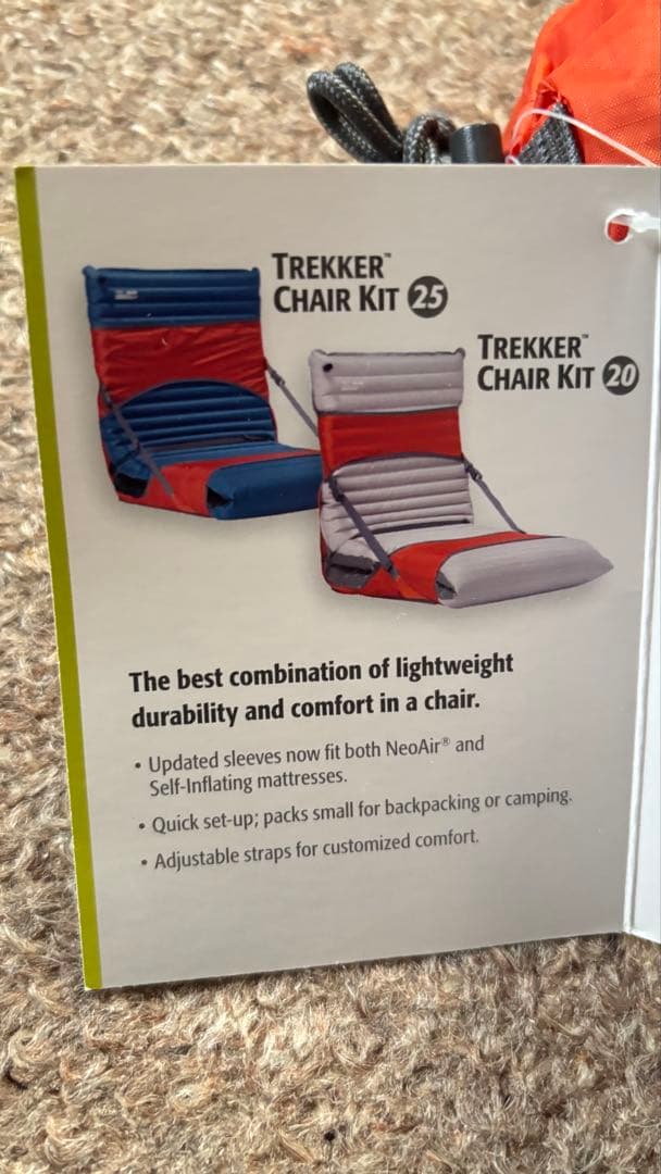 テーブル・チェア・ハンモック THERM-A-REST Trekker Chair Kit 20
