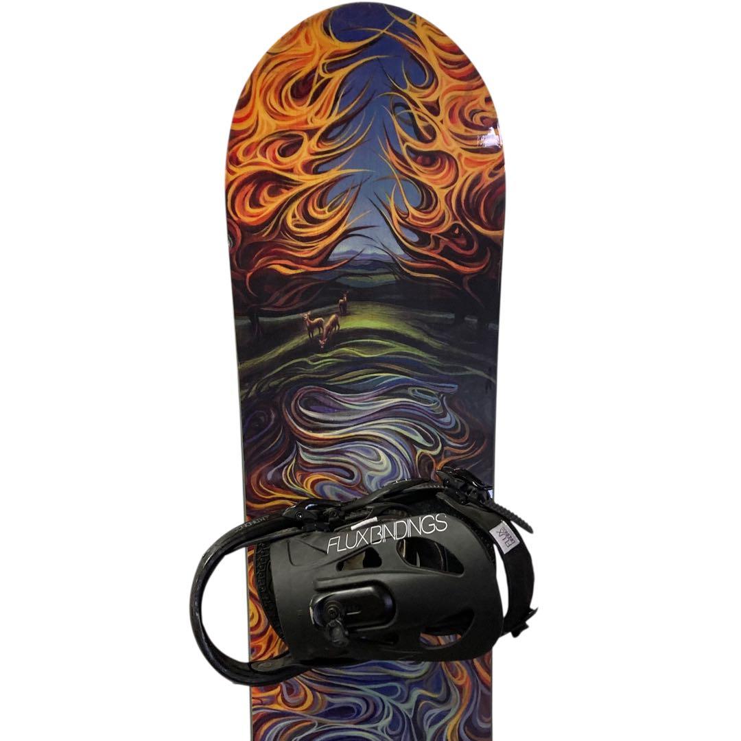 【メ0204-09】BURTON スノーボード 156cm バインディング付き