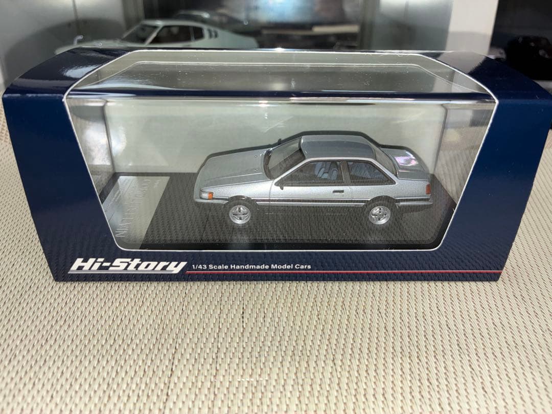 ハイストーリー 1/43 カローラレビン2D GT APEX(シルバー)