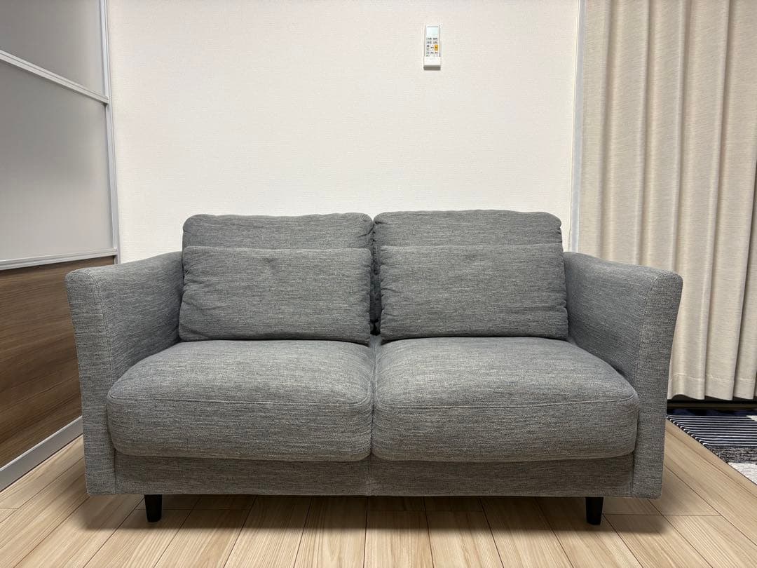 【送料込み】引き取りの場合300円！ニトリ　ソファ　二人掛け
