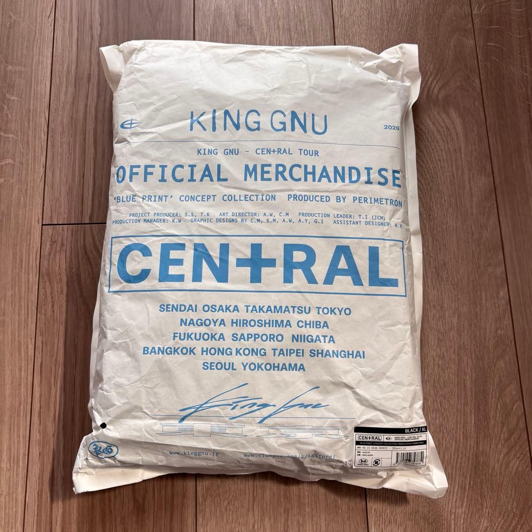 King Gnu CEN+RAL KG IS DEAD HOODIE 黒XL