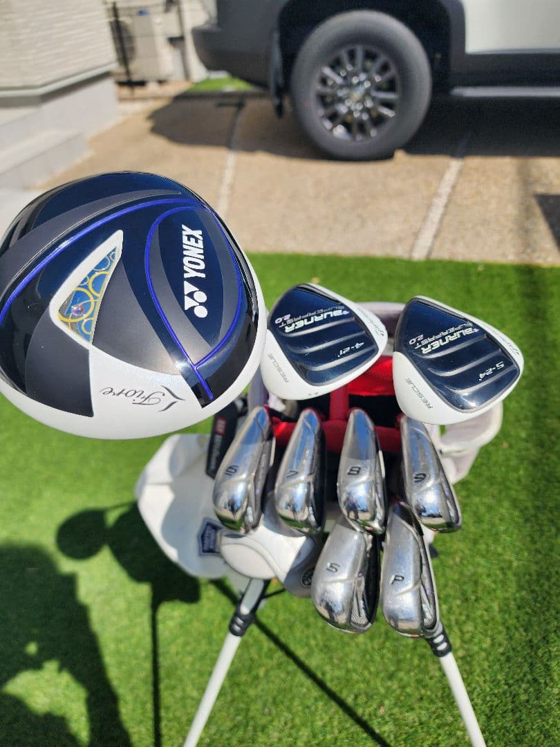 期間値引き　TaylorMade レディース L フルセットトラベルカバー付き！