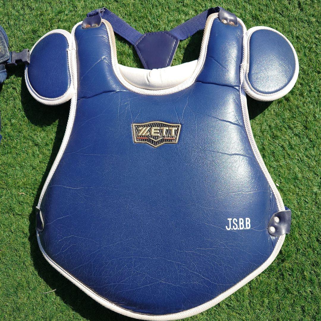 ZETT　少年用キャッチャー防具一式バッグ付き