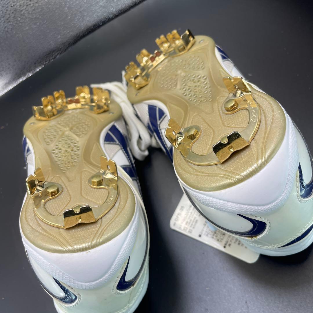 アシックス　asics 野球用ハイカットスパイク　25㎝