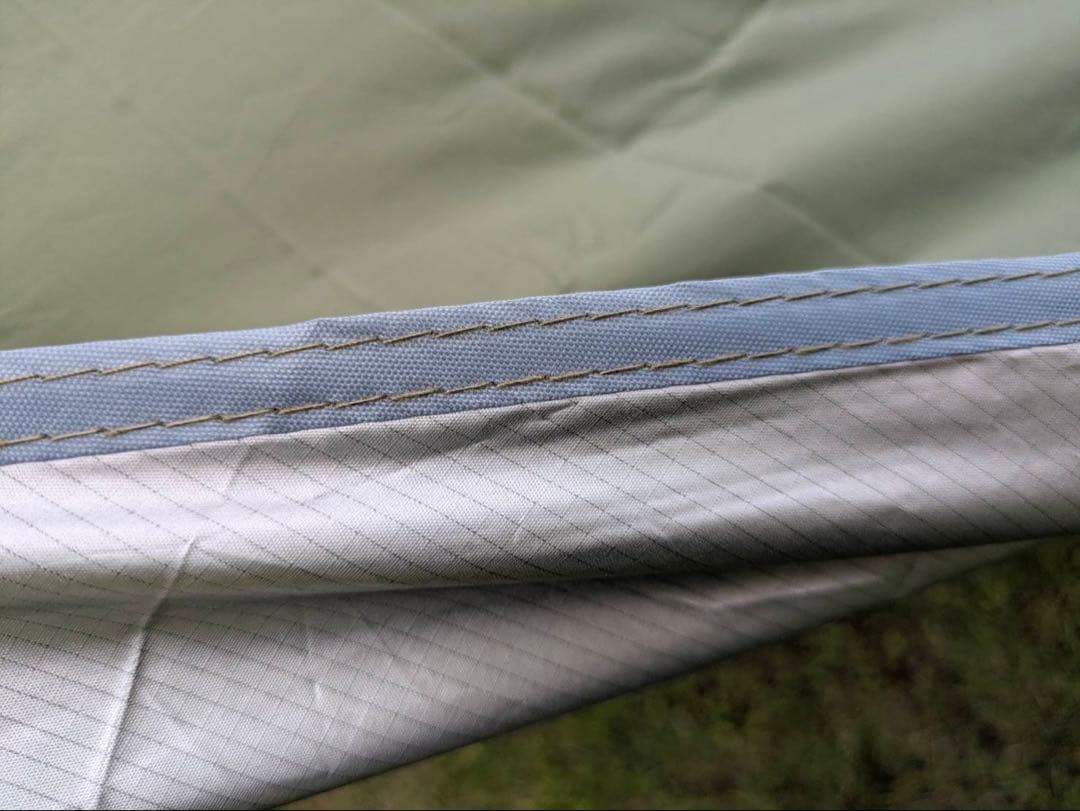 【ソロ　テント＆タープセット＆ポール、オマケ付　軍幕系グリーン　超美品】