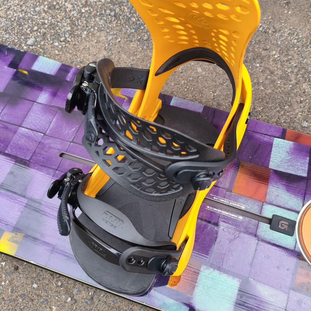 バートン プロセスx 155cm FLUX PR Sサイズ イエロー セット