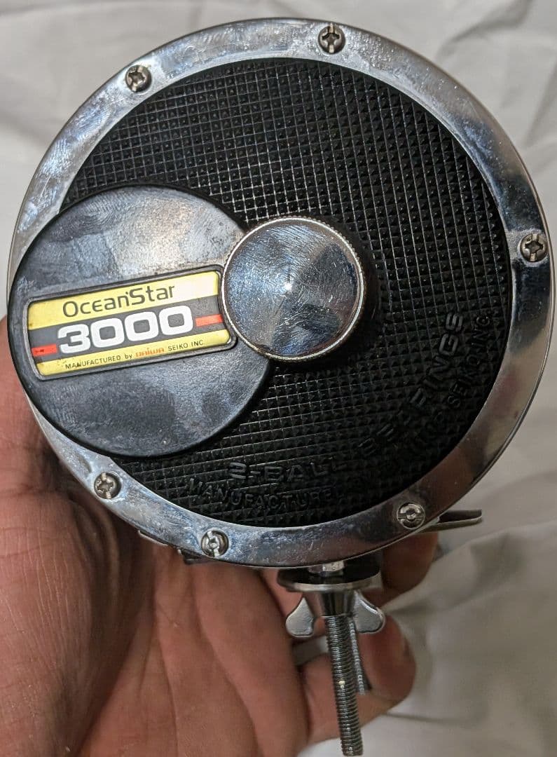 ダイワオーシャンスター3000レベルワインダー付両軸リール新品ライン38号付クエ