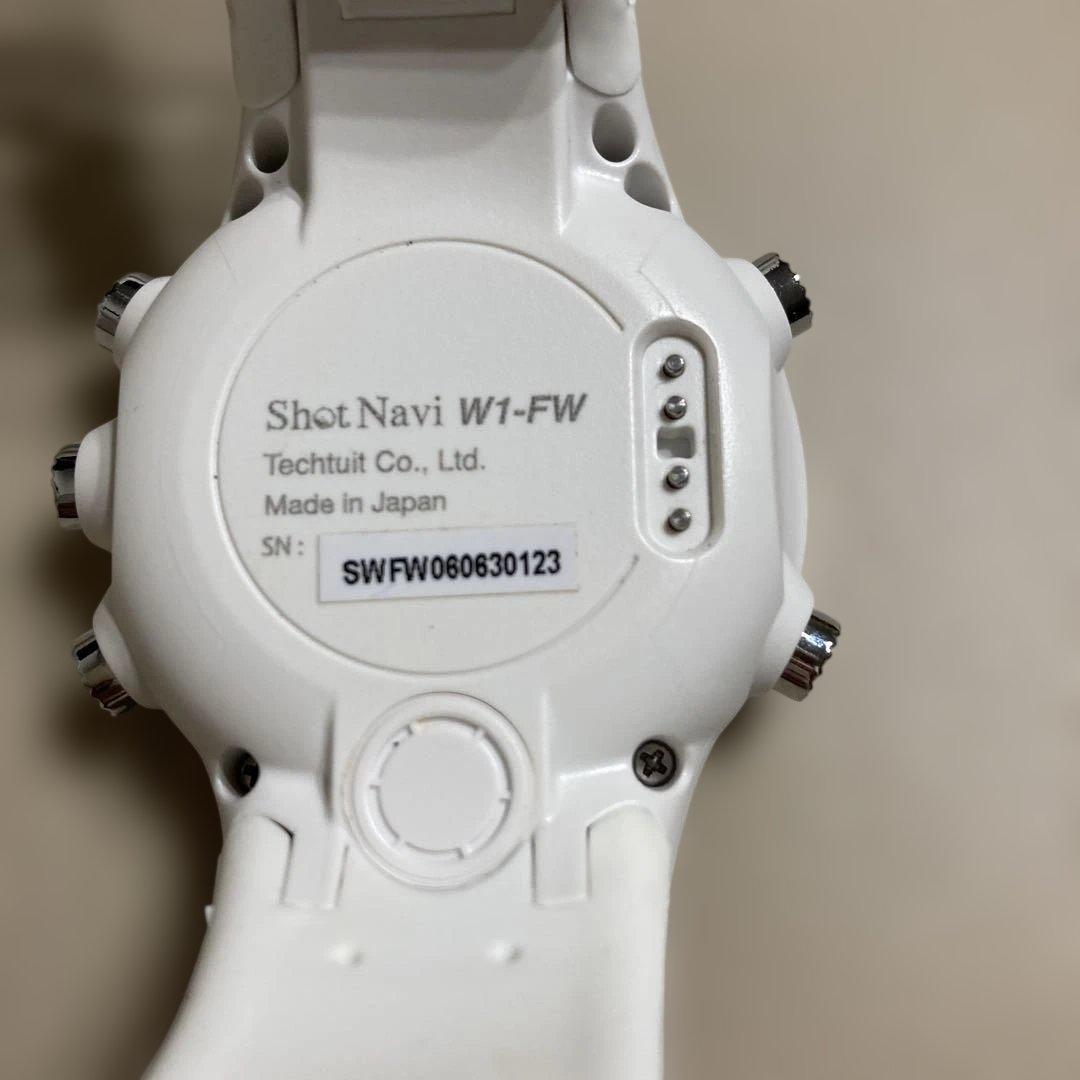 [新品] Shot Navi W1-FW GPSゴルフウォッチ ホワイト