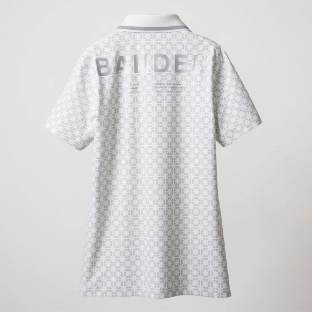BANDEL BGS-4SA0PL ポロシャツ XL ホワイト×グレー