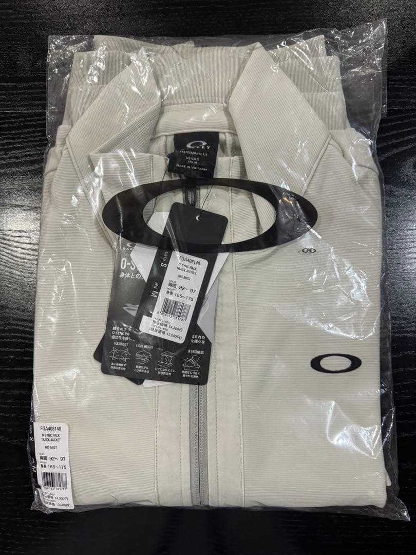 OAKLEY オークリーゴルフ トラックジャケット M