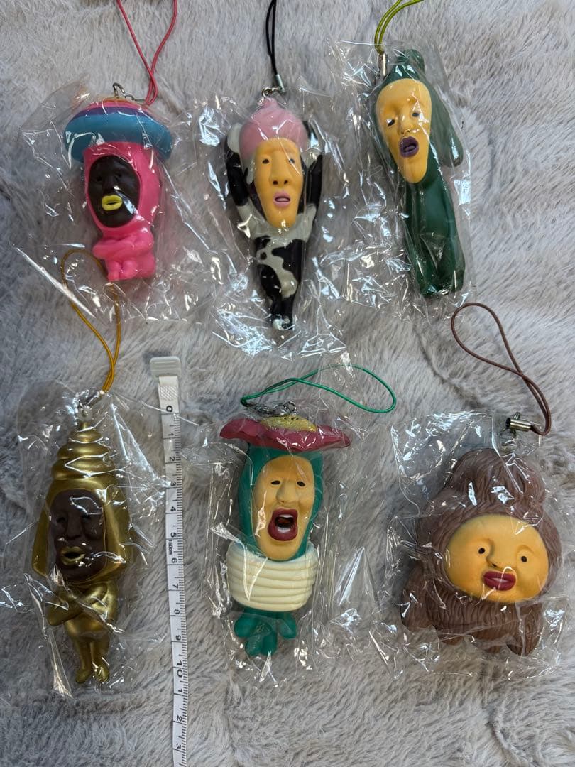 こびとづかん ソフビフィギュアキーホルダー7個セット
