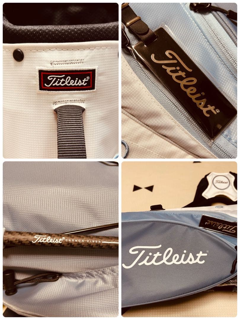 【極美品】Titleist Players4 軽量キャディバッグ スタンド式