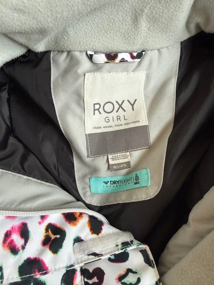 ROXY ヒョウ柄 スキーウェア 子ども用