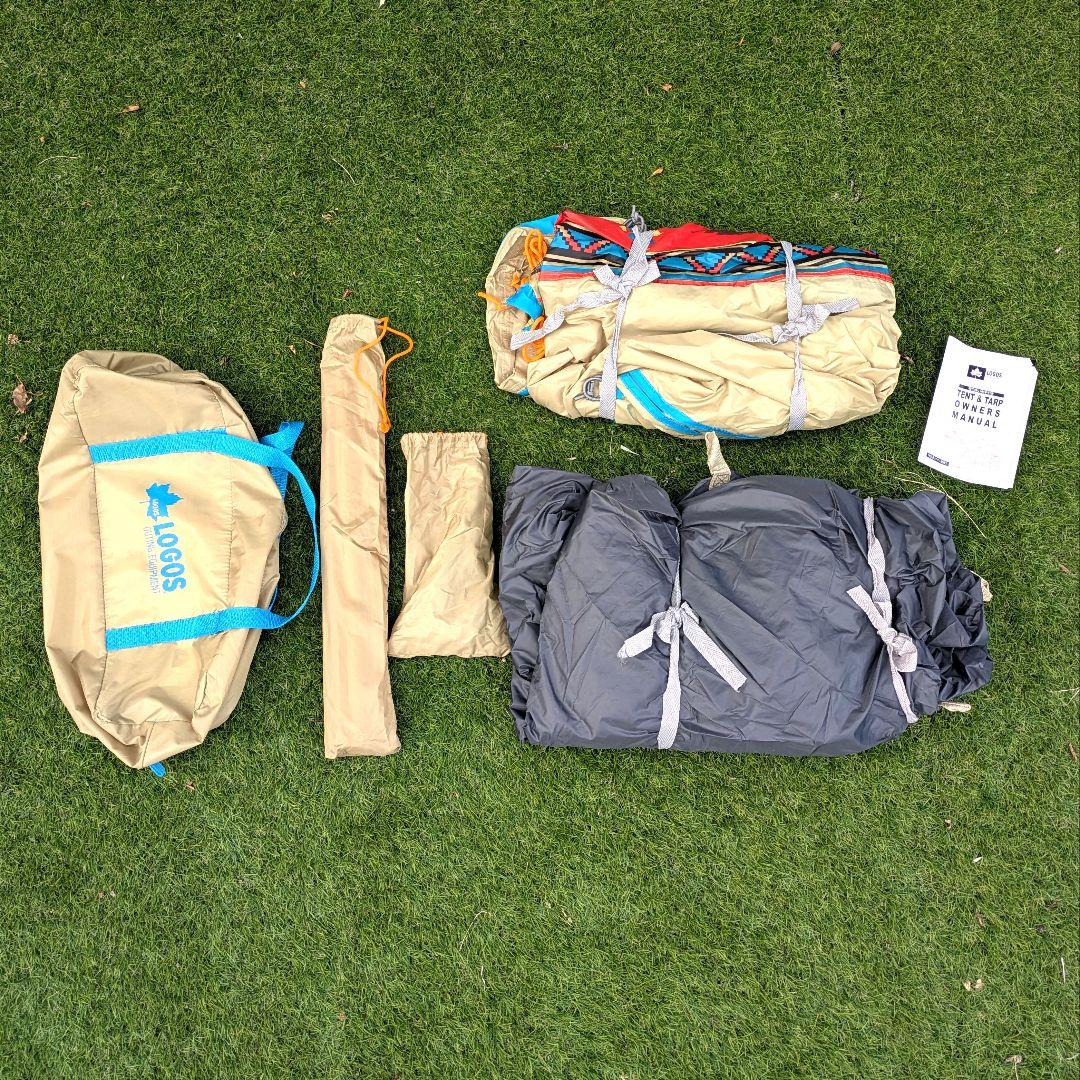 ​【極美品】ロゴス ナバホ Tepee 300 ワンポールテント ワンタッチ