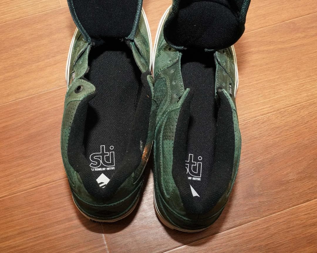 emerica hsu グリーン　27cm　デッドストック　新品　サンプル
