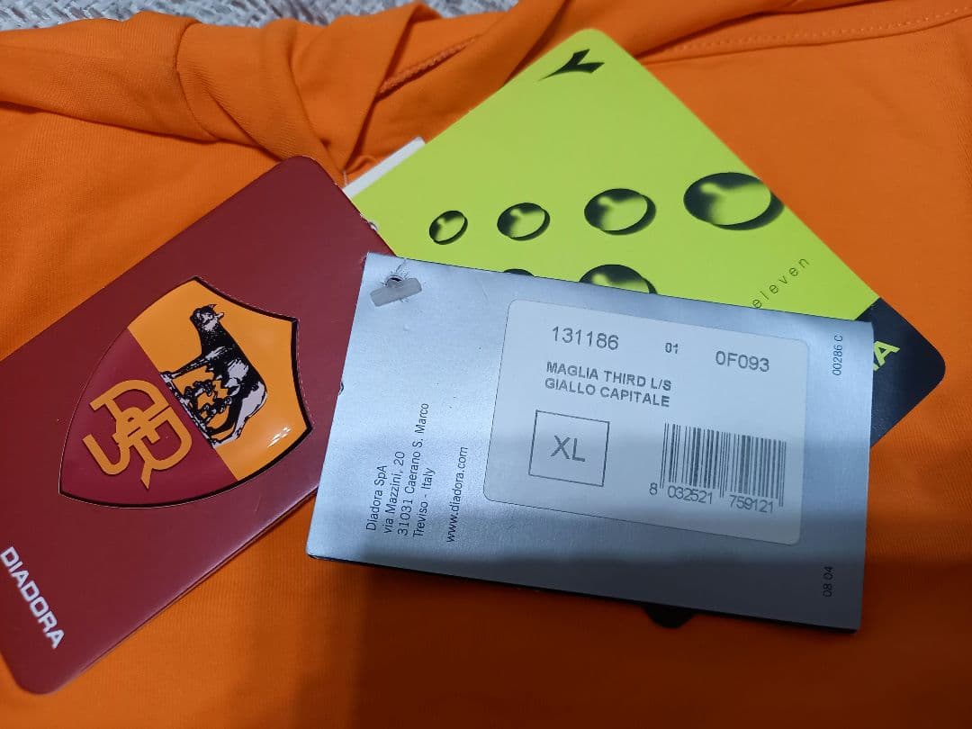 最終再値下げ【新品】AS　ROMA(3rd)No.10 ToTTI　長袖XL