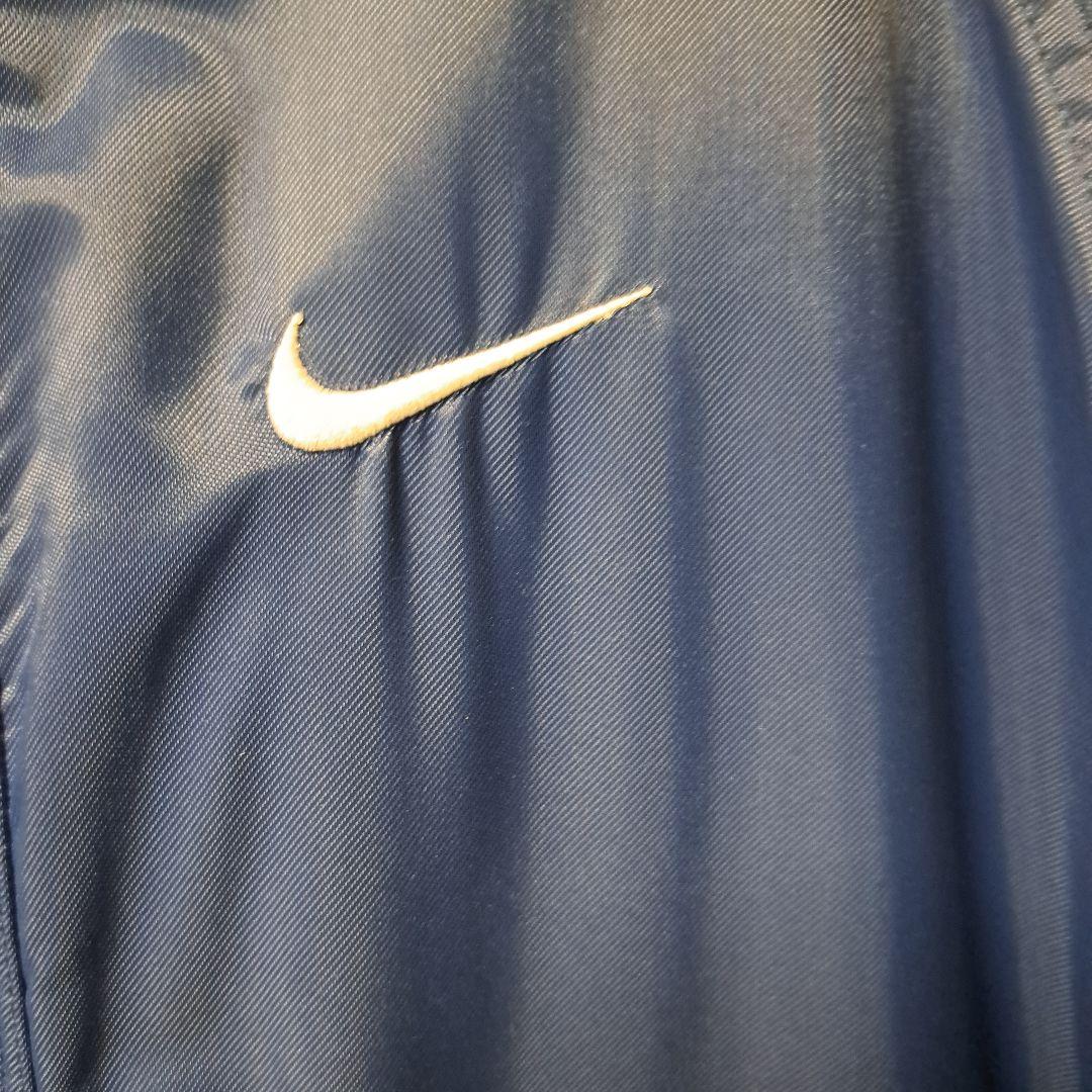 Nike ネイビー ベンチコート フリース裏地 取り外し可能フード