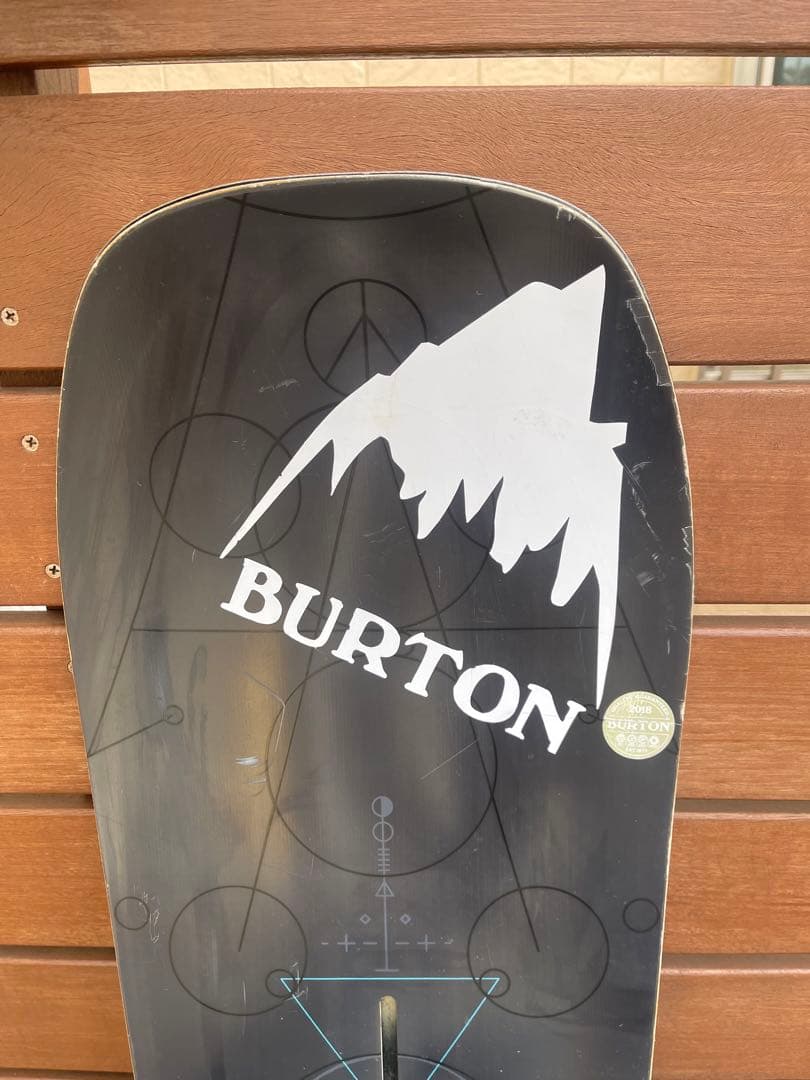 Burton カスタム スノーボード バインディング付き　キャンバー