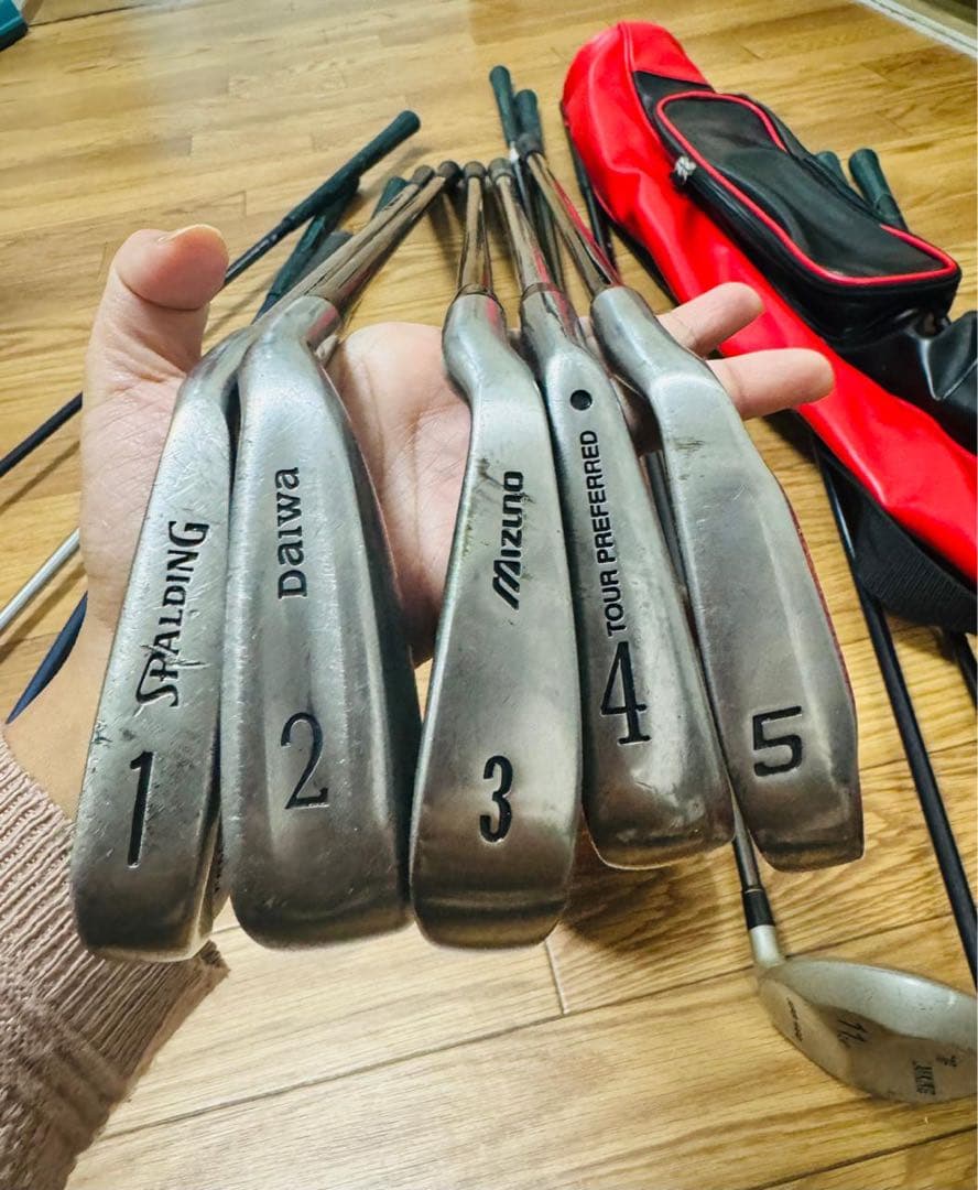 Golfクラブセット 中古 Mizuno他 バッグ付