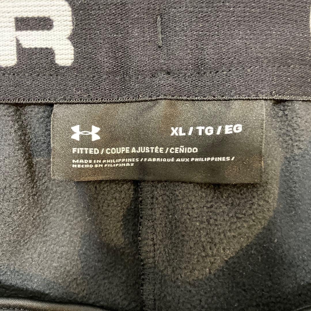 【美品】UNDER ARMOUR ウインター ニット 3レイヤー パンツ　XL