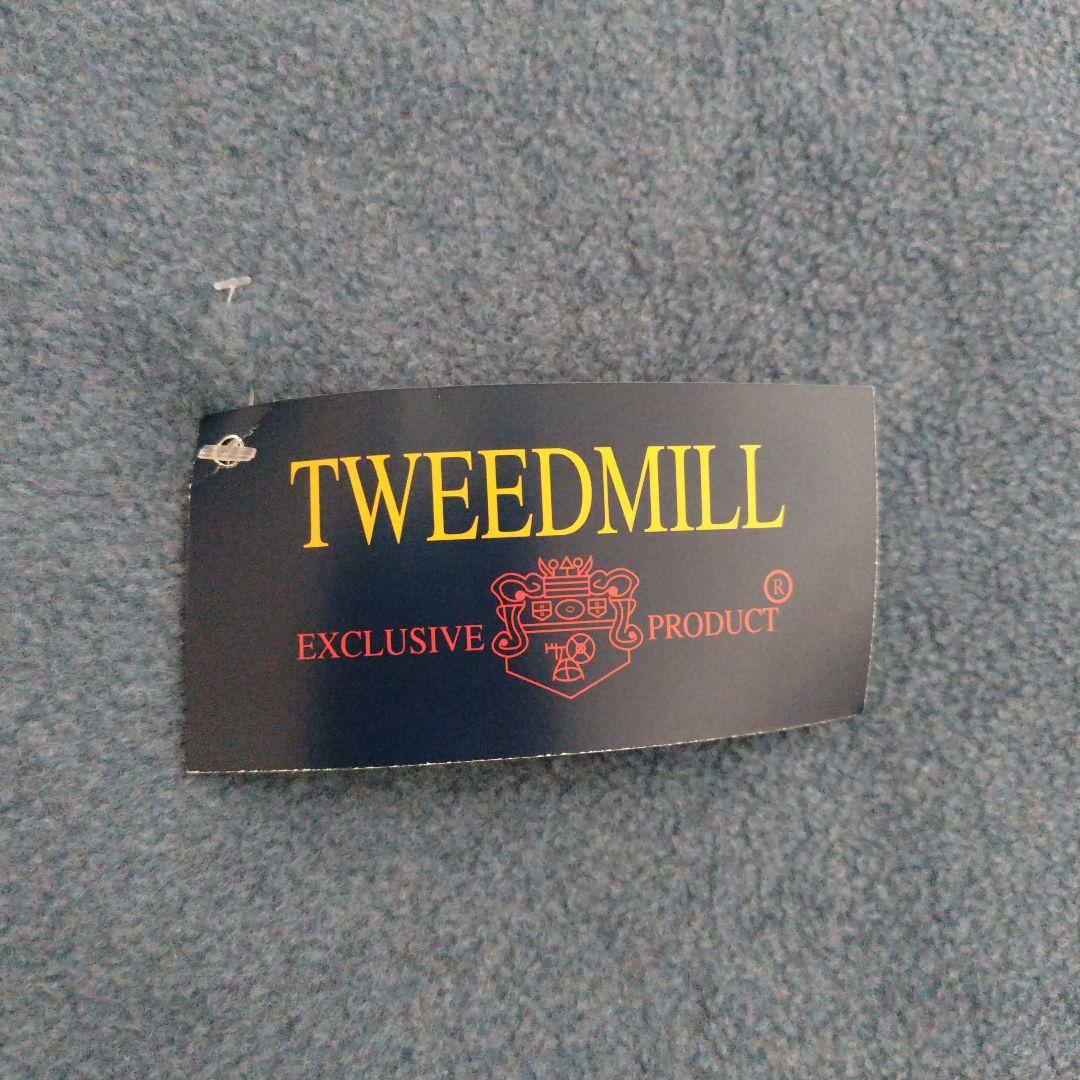 TWEEDMILL 青 毛布・ブランケット