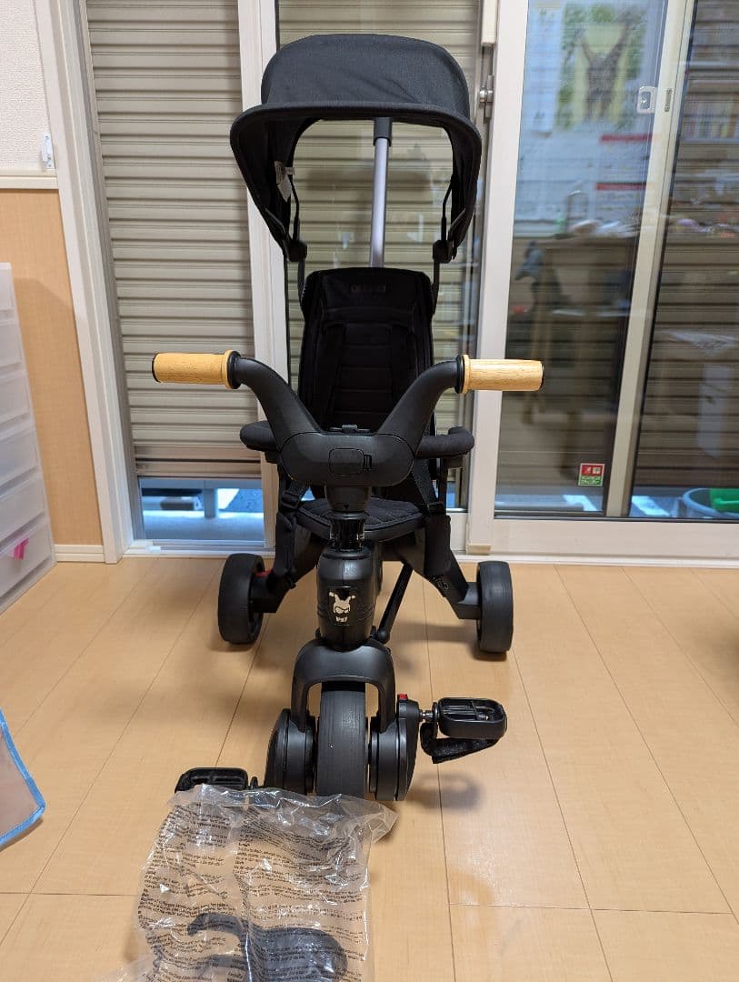 doona Liki Trike S5 プレミアム　折りたたみ三輪車　ブラック