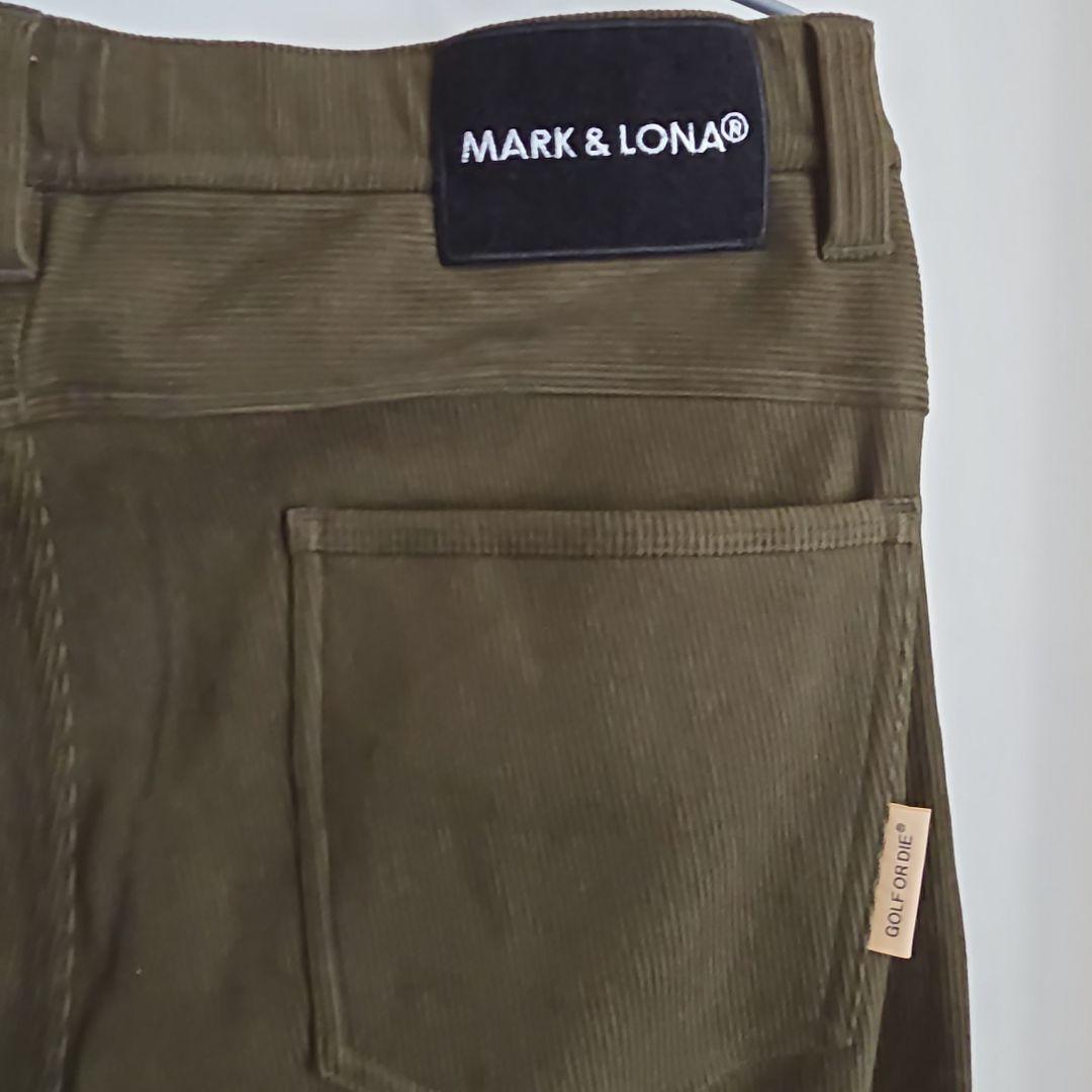 MARK&LONA マークアンドロナ 48 コーデュロイ パンツ カーキ 裏起毛