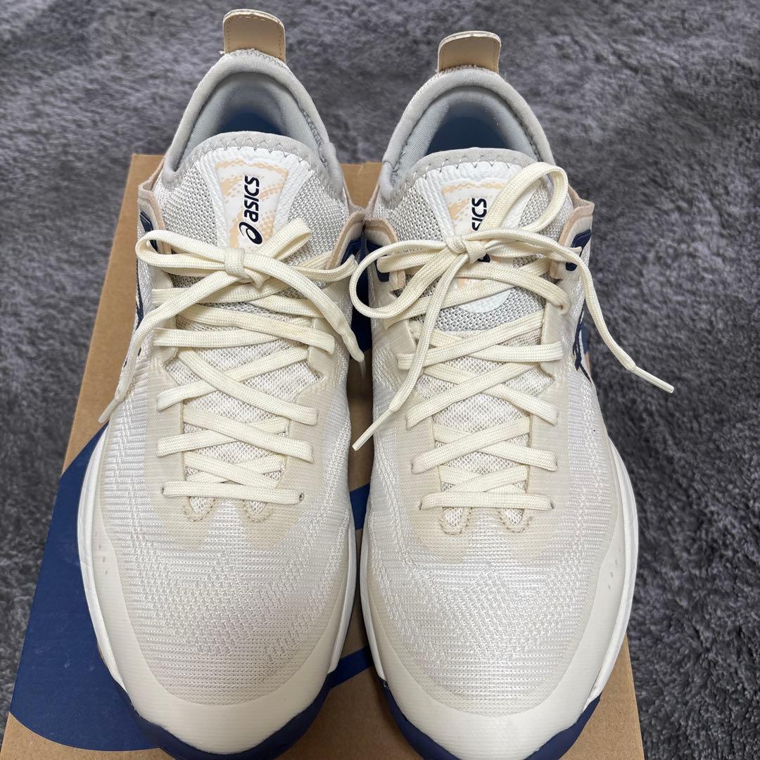 アシックス グライドノヴァ FF3 CREAM/THUNDER BLUE