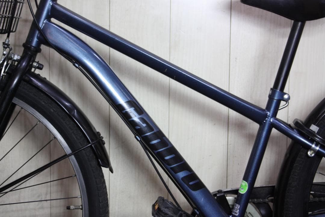 人気！GABBRO 26インチ シマノ6速 LED ストリート通勤クロス
