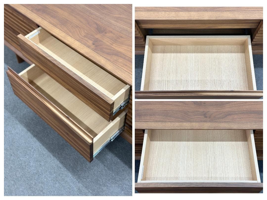 ■カリモク家具■スライド ストレージ ボード　テレビボード　幅1770　モダン