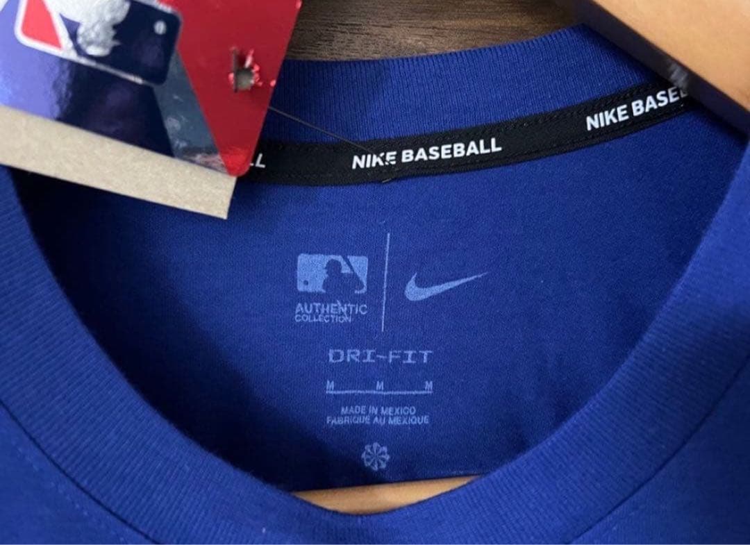 大谷選手着用品 ドジャース 練習用シャツ MLB正規品 サイズM 新品タグ付