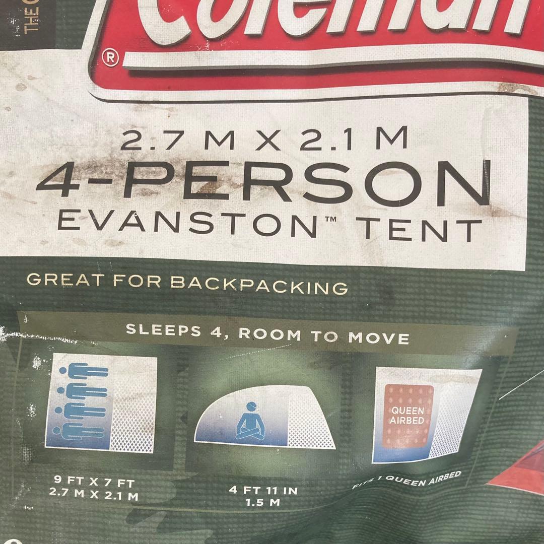 Coleman コールマン4-Person テント2.7m x 2.1m