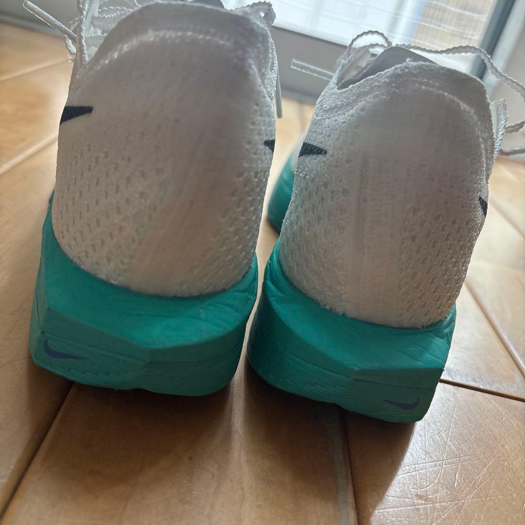 Nike Vaporfly 25.5cm ホワイト/ターコイズ